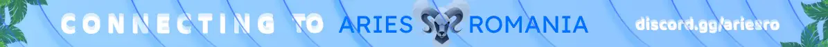 STAFF FREE ➜ ARIES ROMANIA FiveM server banner