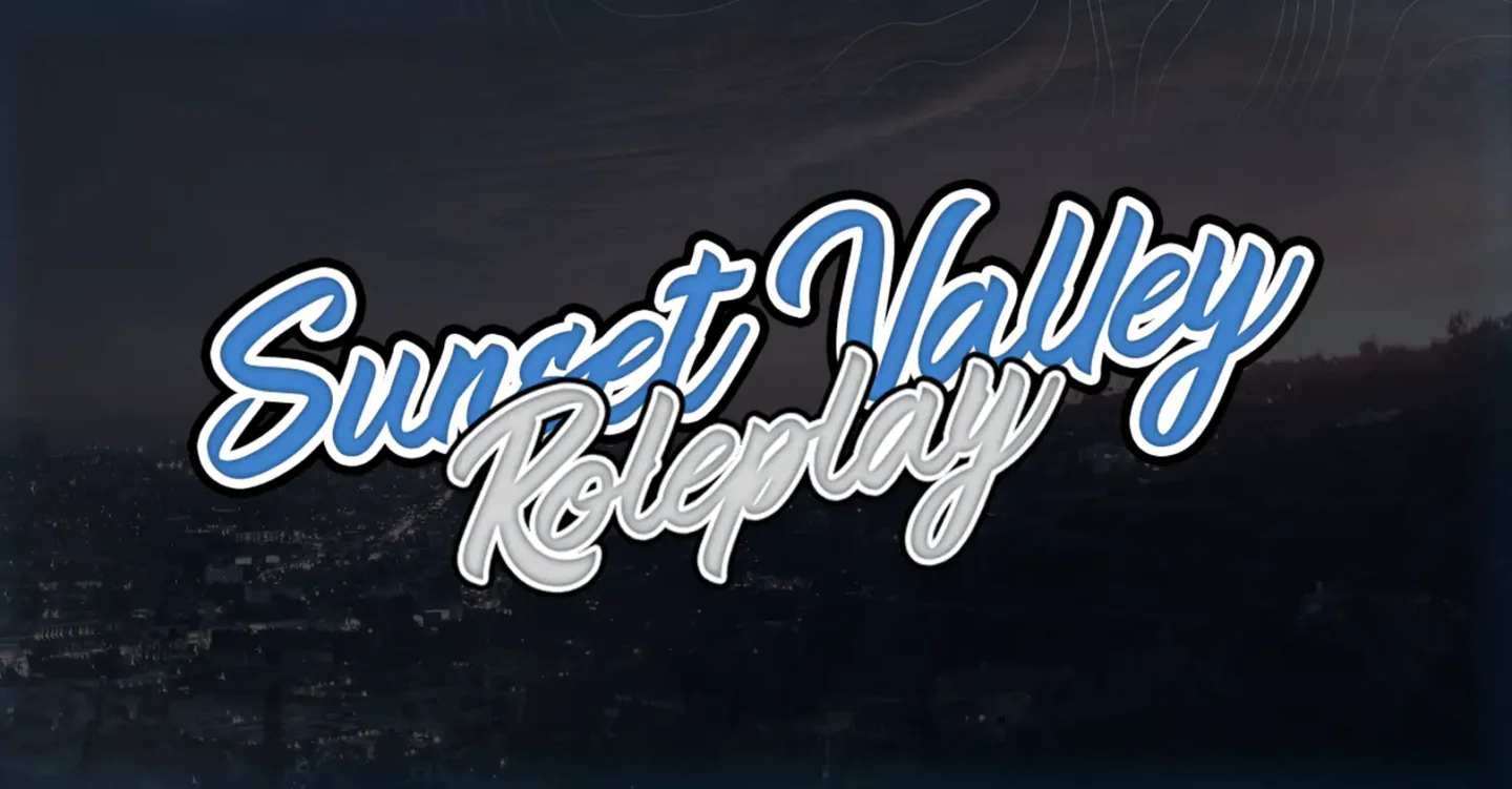 Sunset Valley Roleplay FiveM server banner