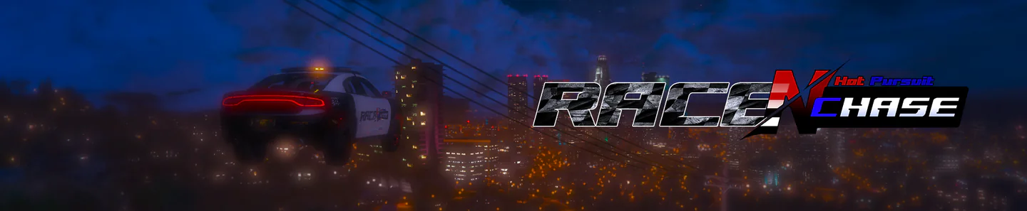 Race N Chase || Hot Pursuit || Freeroam || Vice City || San Fierro || v2.0 FiveM server banner