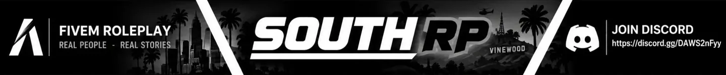South RolePlay FiveM server banner