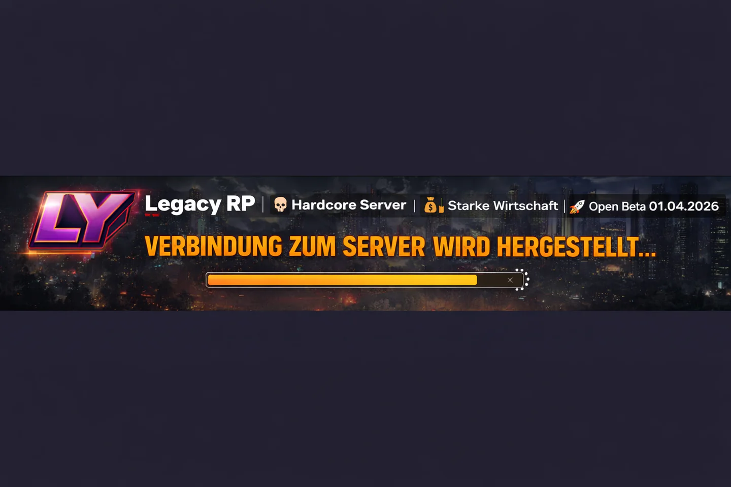 👑 LEGACY RP | Dein neues Zuhause in Los Santos FiveM server banner