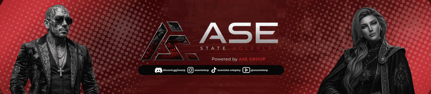 ASE STATE ROLEPLAY FiveM server banner