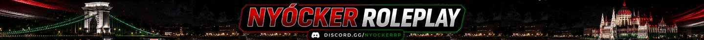 🇭🇺 Nyócker RP Hungary 🇭🇺 [BETA] | Magyar Roleplay 🎭 | FiveM server banner