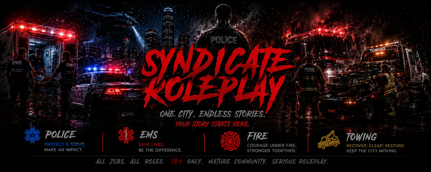 Syndicate ERS | Official Server FiveM server banner
