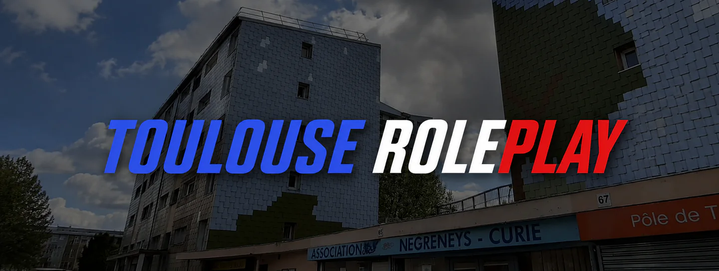 Toulouse RolePLay V1 FA [50000 + 1000 COINS OFFERTS - ECONOMIE REALISTE !] FiveM server banner