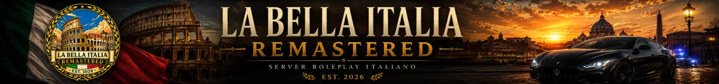 ROMA TI ASPETTA - VIVI IL TUO RP FiveM server banner