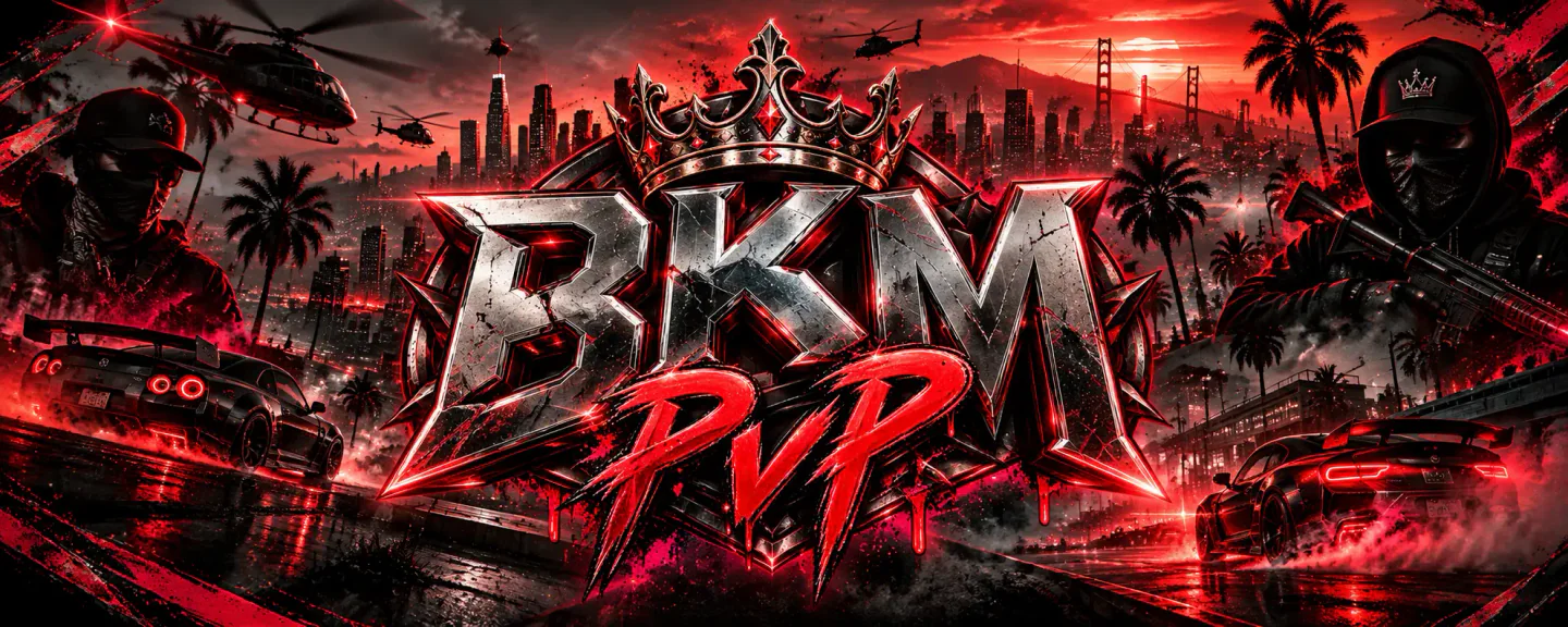BKM PVP FiveM server banner