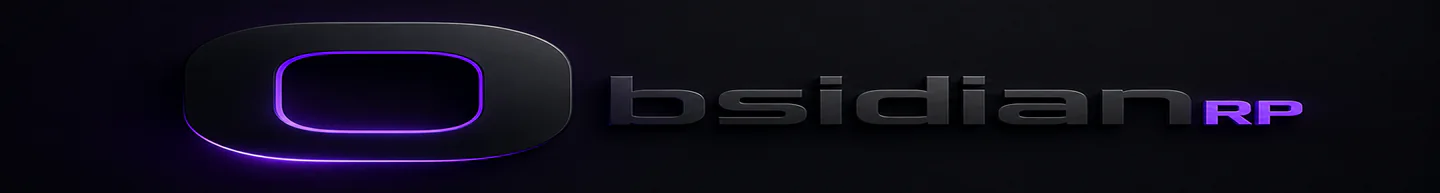 🔥 ObsidianRP | Dansk RP | Åbent hus | Join Discorden | 🔥 FiveM server banner