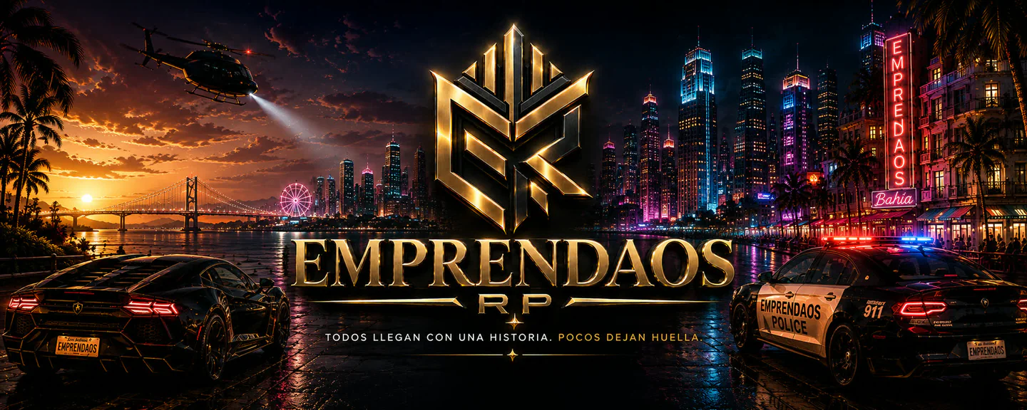 EMPRENDAOS RP • Roleplay en Español • Trabajos y negocios propios • Economía real FiveM server banner