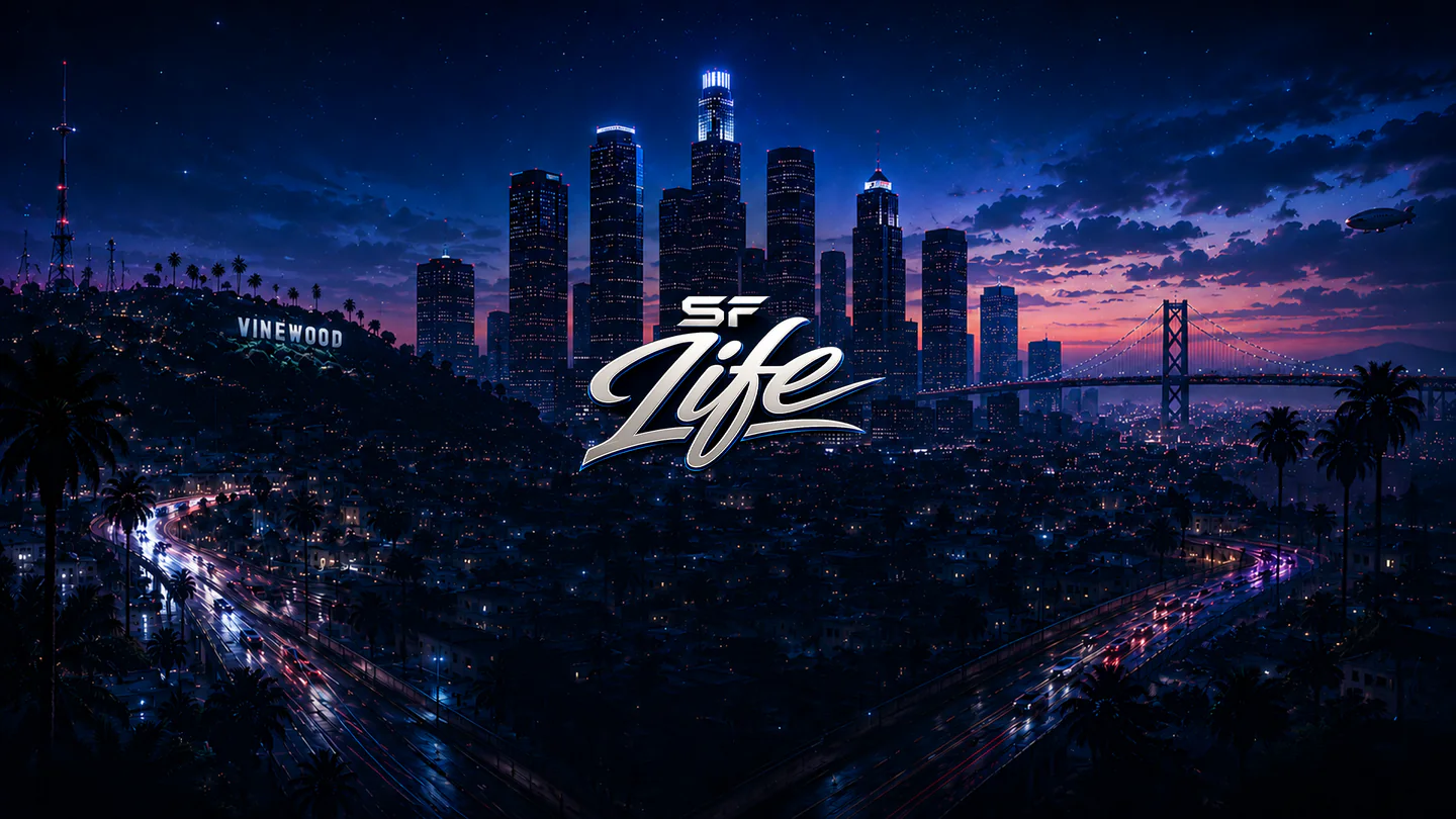 [FR/QC/BE] SF-Life | Semi-WL | 🔊 discord.gg/ FiveM server banner
