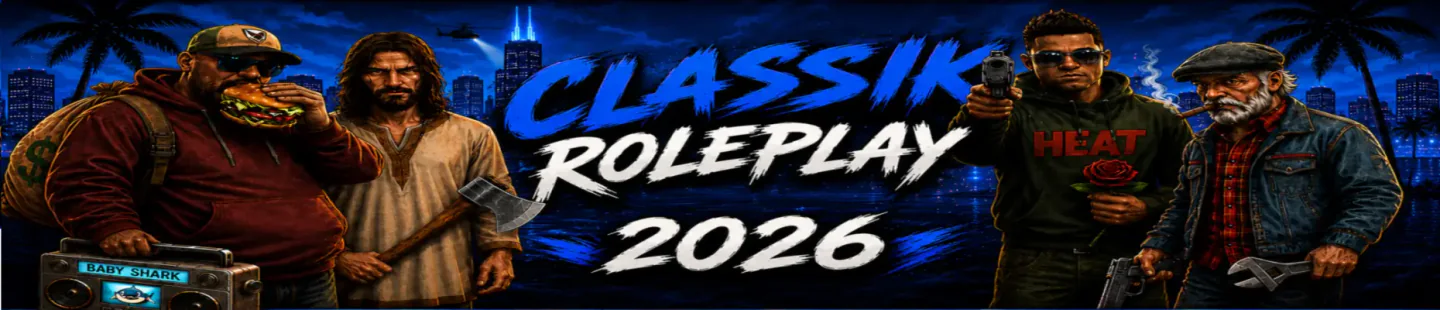 [HUN] Classik RolePlay | Optimalizált, FPS barát | Staff TGF | Hobby munkák FiveM server banner
