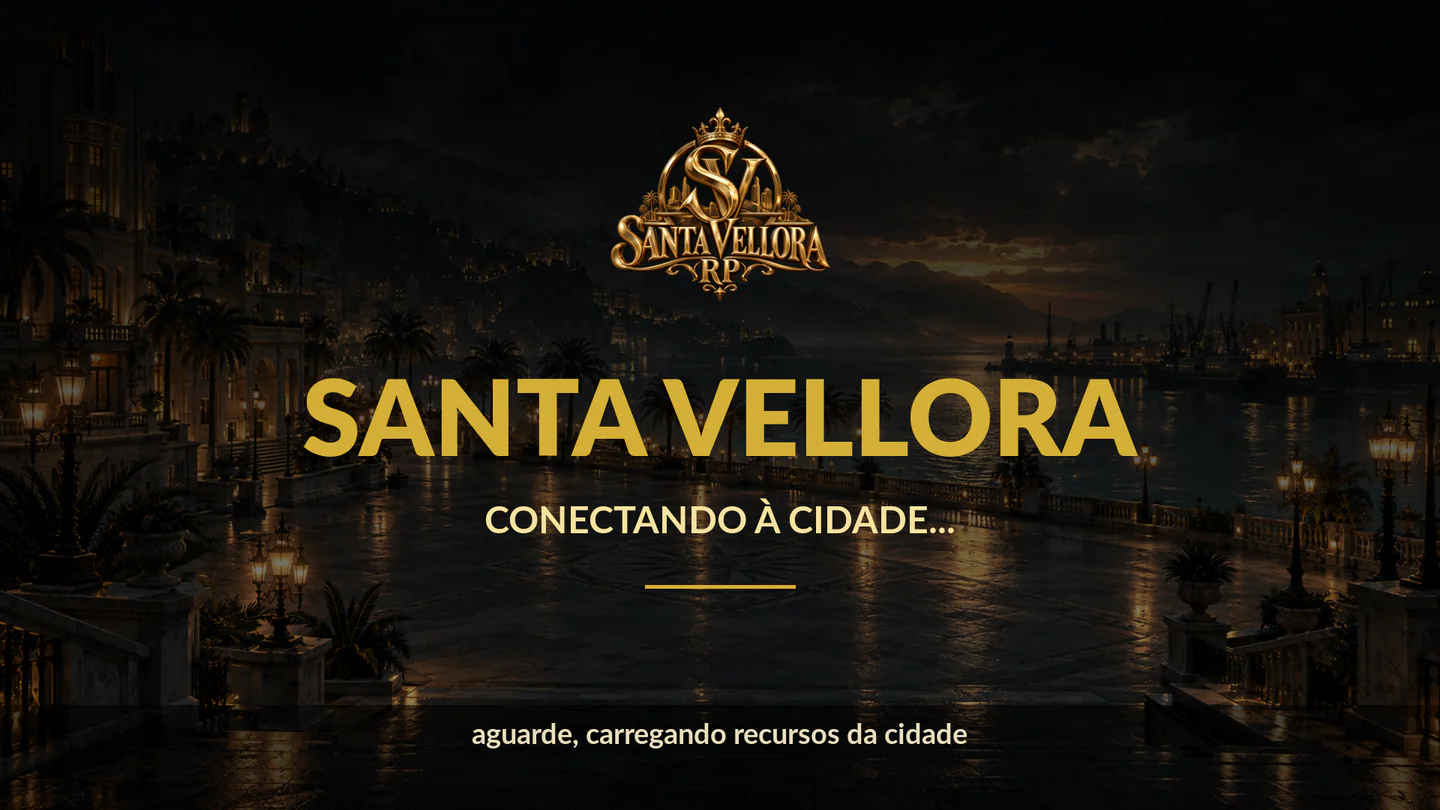 🎭 Santa Vellora RP 🇧🇷 | Roleplay Brasileiro | Economia Viva | pt-BR FiveM server banner
