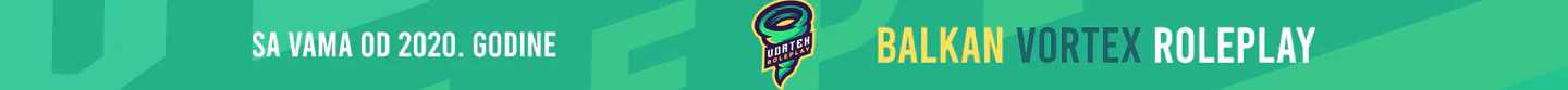 Balkan Vortex Roleplay FiveM server banner