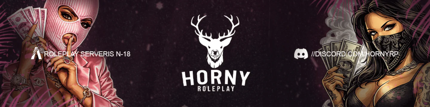 Horny RolePlay N18 V5 FiveM server banner
