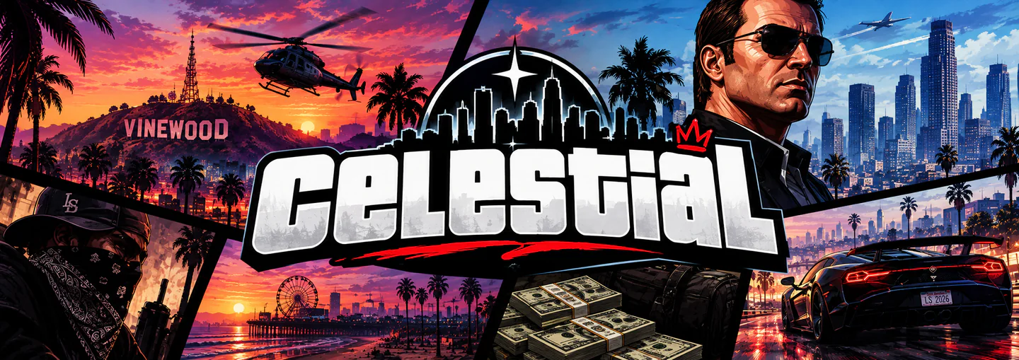 Celestial Roleplay FiveM server banner