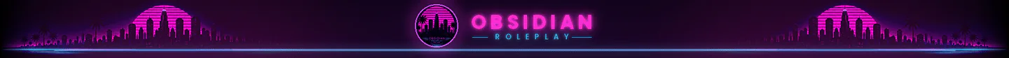 Obsidian Roleplay FiveM server banner