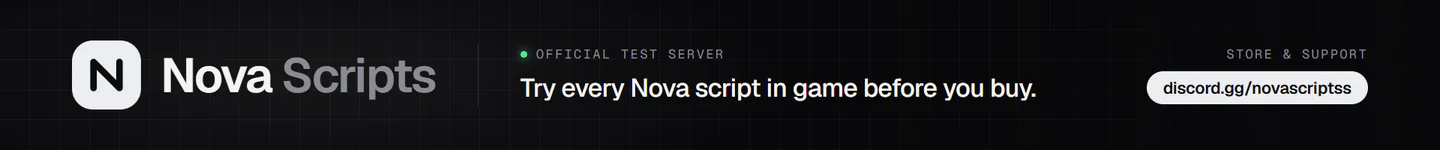 Nova Scripts | Official Test Server | Try our scripts before you buy FiveM server banner