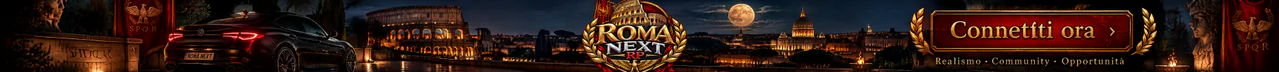 ROMA NEXT RP | 🏗️IN COSTRUZIONE🏗️ FiveM server banner