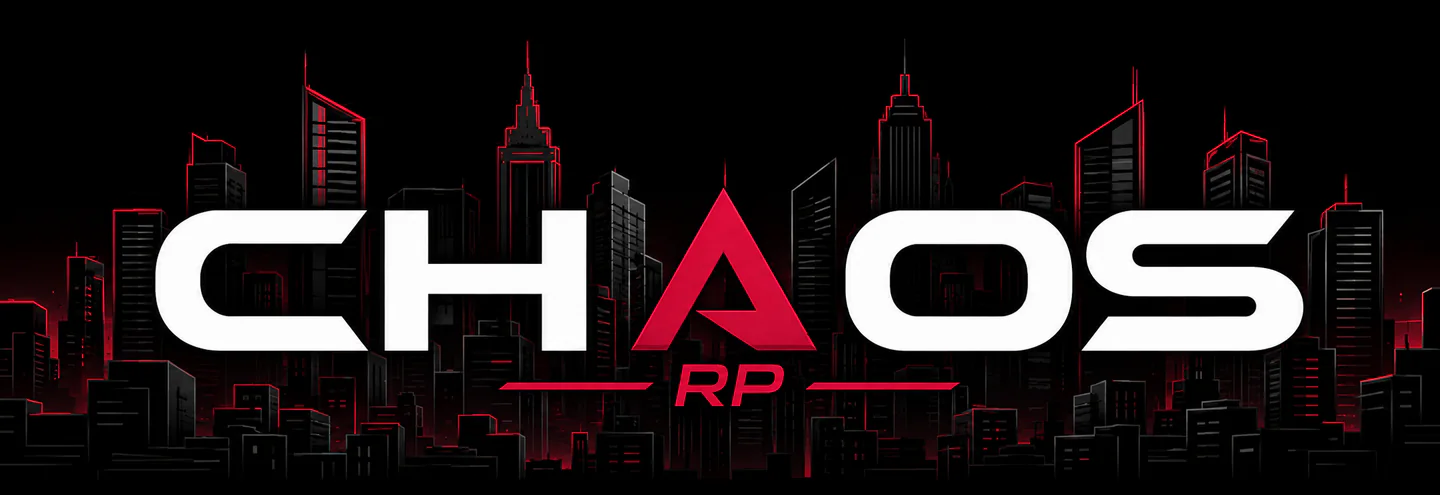 Chaos RP 18+ | Active Development | Looking for Civs | Hiring EMS & Police FiveM server banner