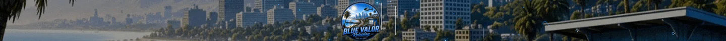 Grand Opening!! BlueValor RP | Serious Roleplay | United States | Custom Systems | Optimized & Realistic FiveM server banner
