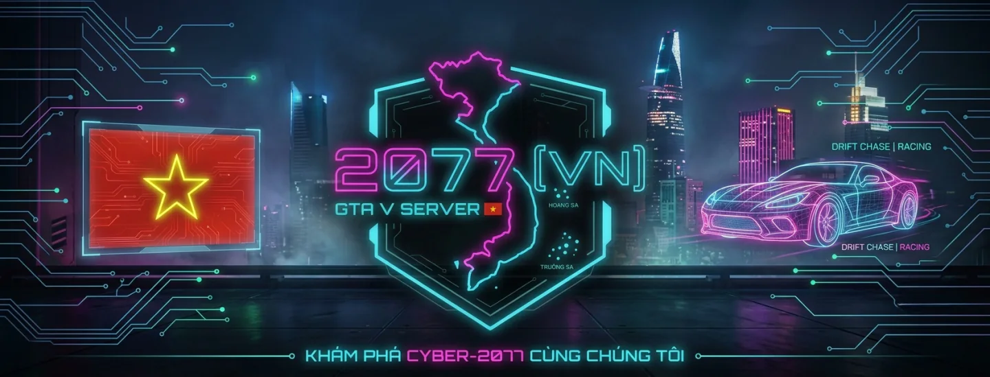 [VN] 2077 | Chiếm Đóng | 18+ FiveM server banner