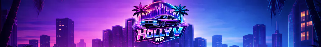 HollyV RP FiveM server banner