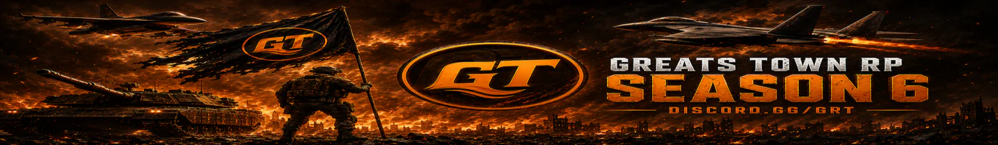 Greats Town RP Season 6 FiveM server banner