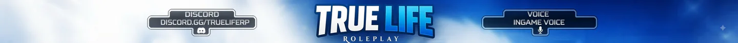 TRUELIFE ROLEPLAY | Beginn jetzt dein neues Leben FiveM server banner