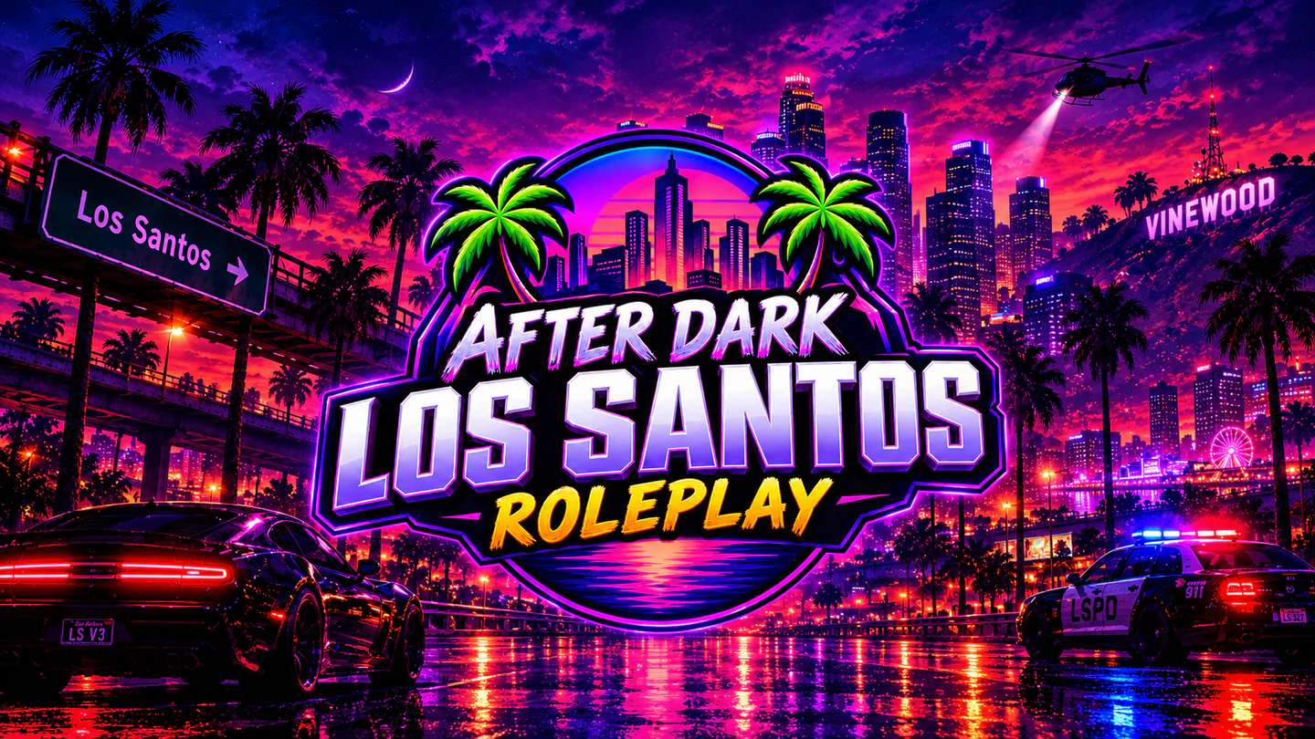 After Dark Los Santos V3 FiveM server banner