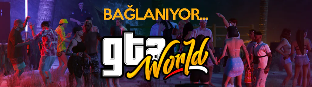 GTAWorld Roleplay Turkiye FiveM server banner