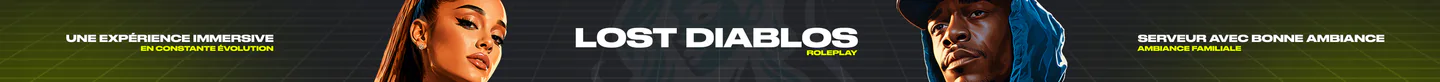 Lost Diablos | 30 000$ en Start ! | Staff Actif & Dev Constant | Mappings EXCLUSIFS AU SERVEUR FiveM server banner