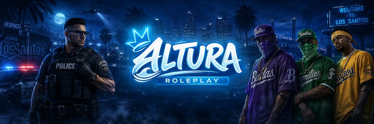 Altura Roleplay FiveM server banner