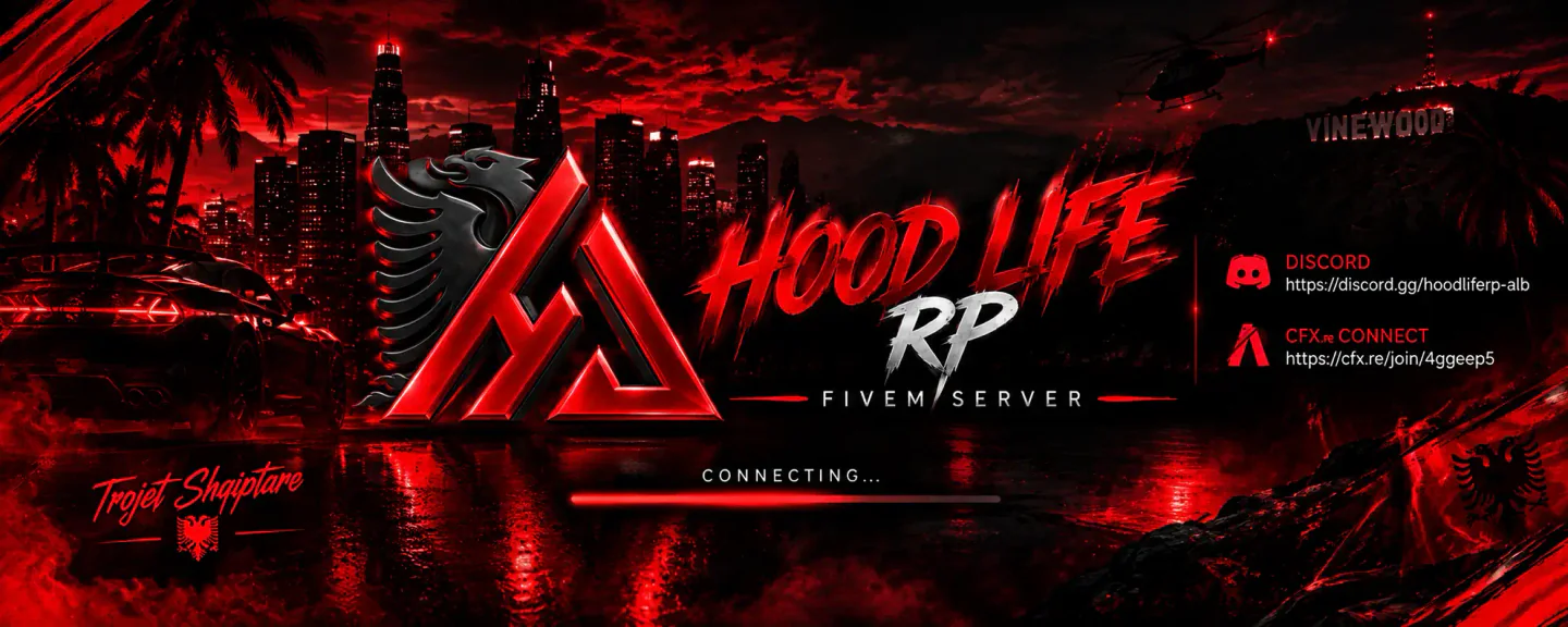 Hood Life RP FiveM server banner