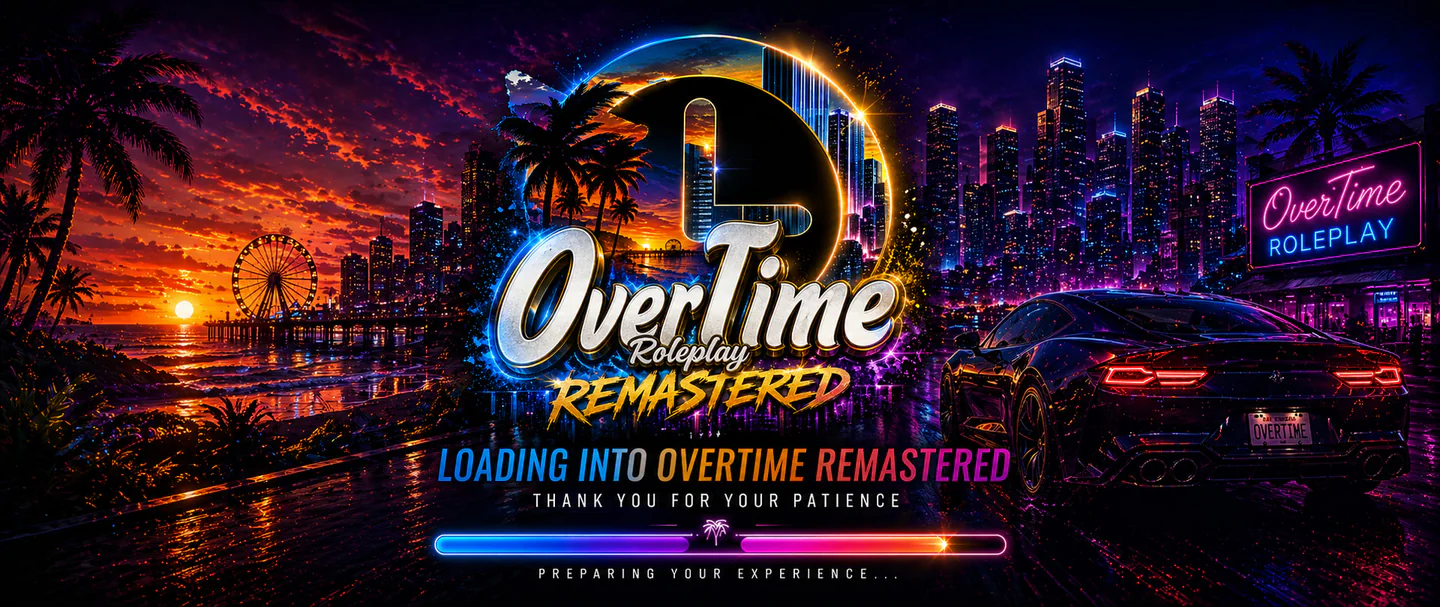 OverTime Roleplay FiveM server banner