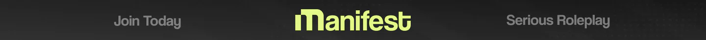 Manifest Roleplay | Serious RP | UK Based FiveM server banner
