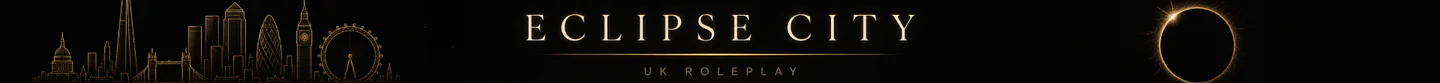 Eclipse City | British Roleplay | Custom-Built City | 18+ FiveM server banner