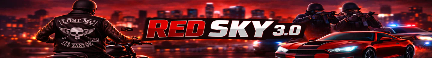 Red Sky 3.0 FiveM server banner