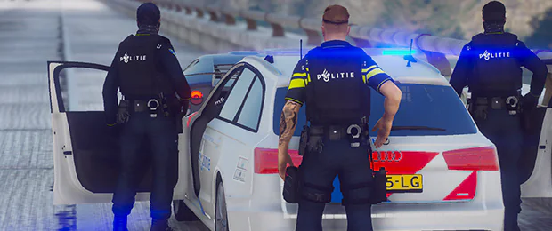 NLPDFR | Stap in de wereld van de hulpdiensten en ervaar de dynamiek van Los Santos. FiveM server banner