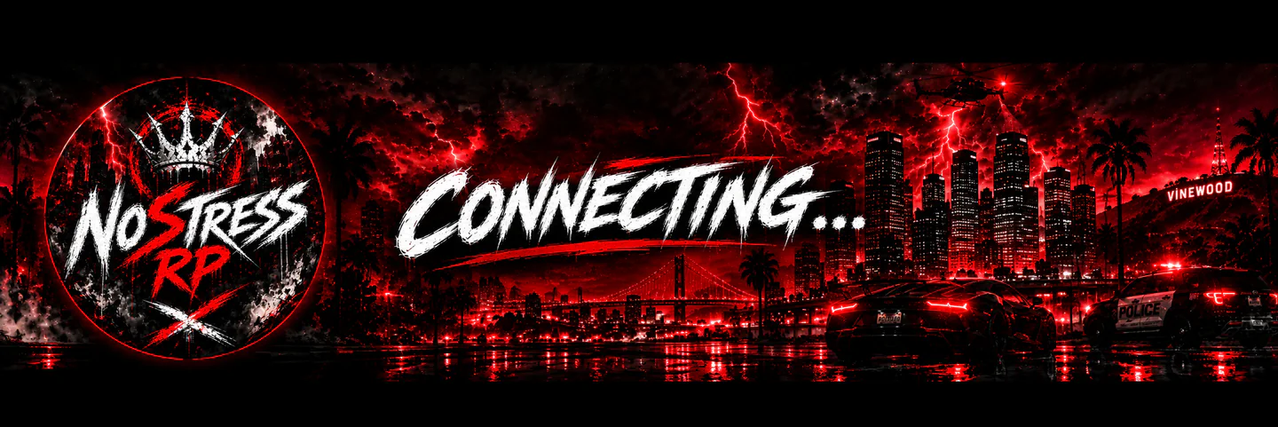 NoStress RP FiveM server banner