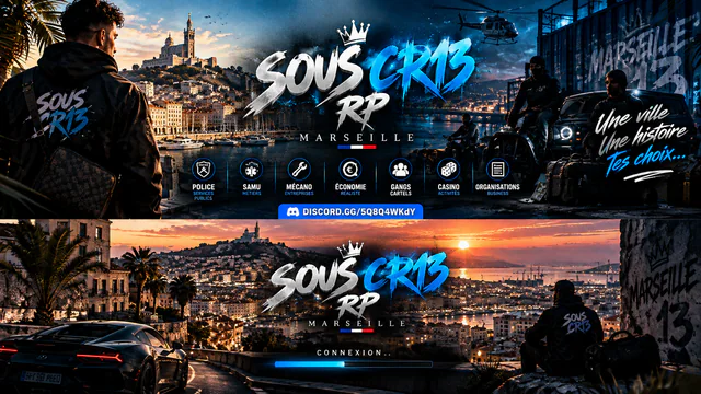 SOUS_CR13 RP FiveM server banner