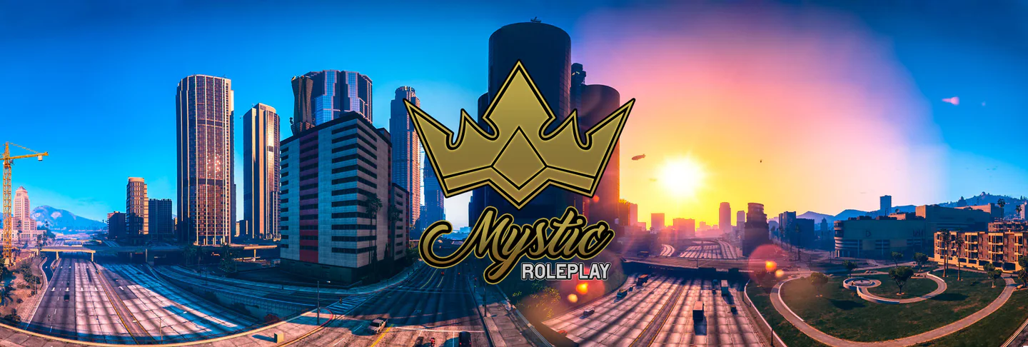 [18+] Mystic Roleplay | Ingyenes Frakciók | Rengeteg Egyedi Script | Optimalizált Szerver | Egyedi Tabletes Rablásrendszer | Megvehető Boltok és Benzinkutak FiveM server banner