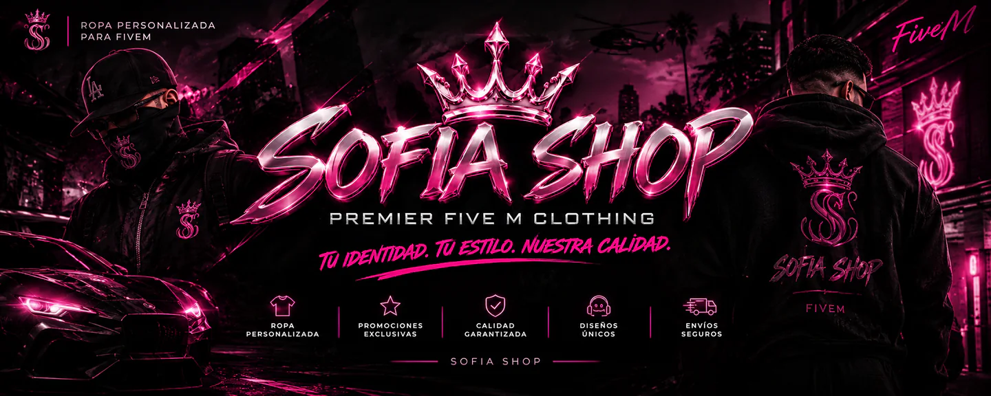 SOFIA SHOP FIVE M | ESX Legacy Server FiveM server banner