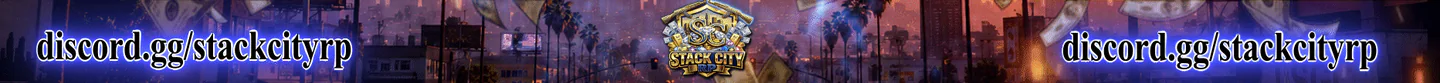 Stack City RP! FiveM server banner