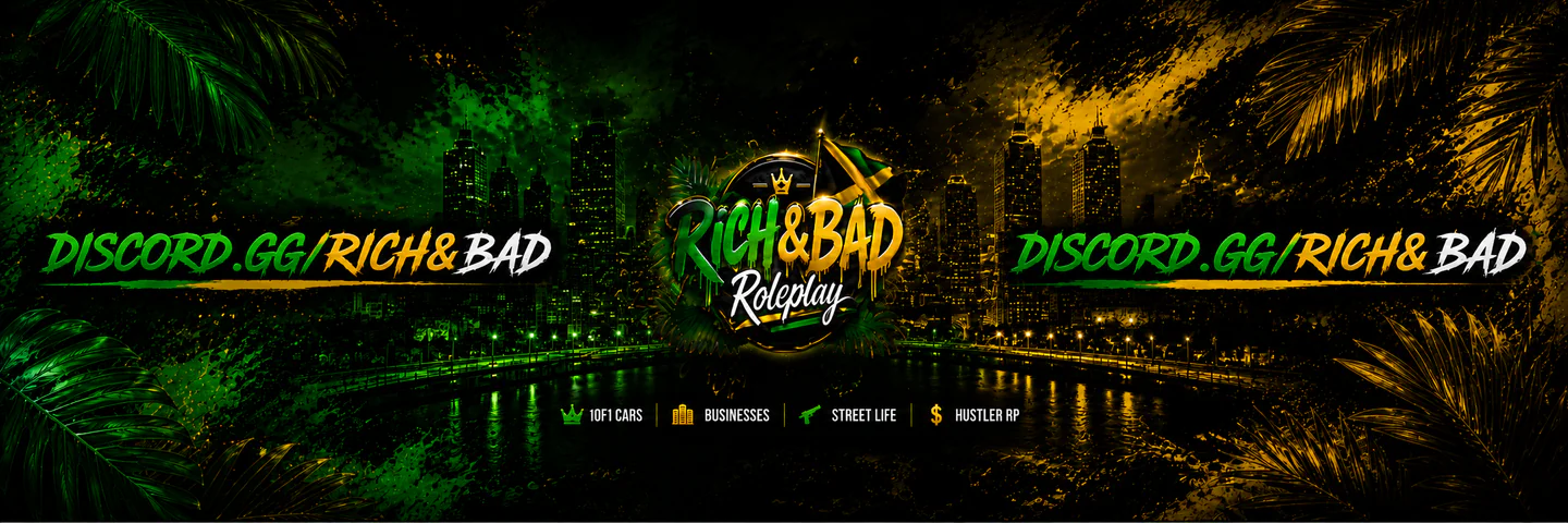 RICH & BAD ROLEPLAY FiveM server banner