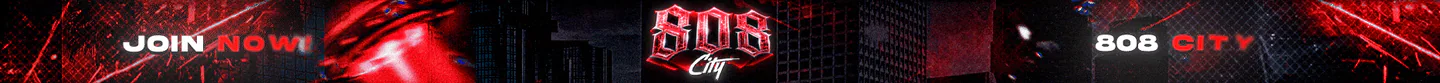 808 CITY ☠️ HEADSHOT ONESHOT | 🎤 TEAMSPEAK | 🧪 Custom Scripts | 👷🏻 Zivi Jobs FiveM server banner