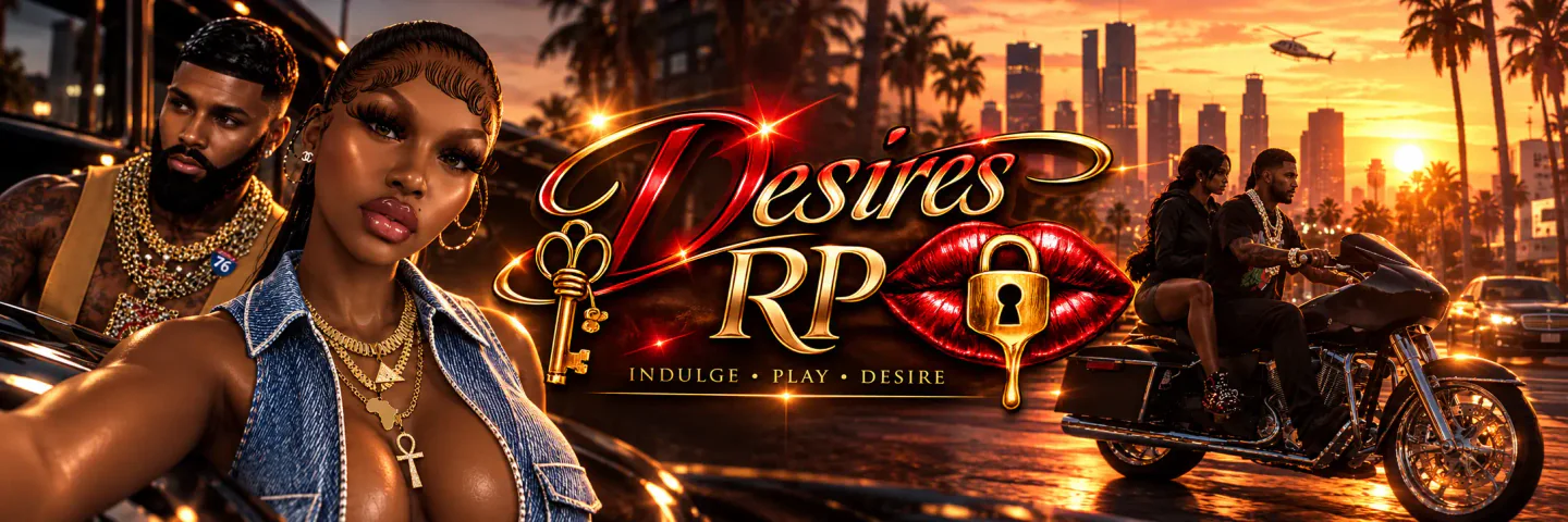 DESIRES RP FiveM server banner