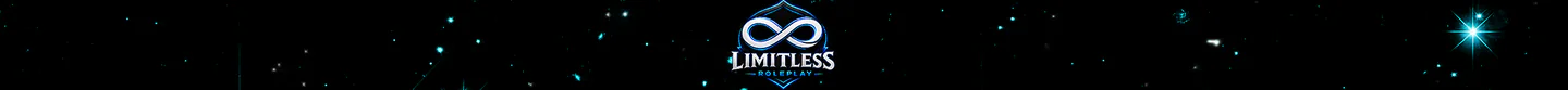 ✨ LimitlessRP ✨ || Serious RP || 👩 FEMALE PRIO 👩 || 🚓 ACTIVE PD & EMS 🚓 || 🏢 BUSINESSES 🏢 | 🎉 Join Now! 🎉 FiveM server banner