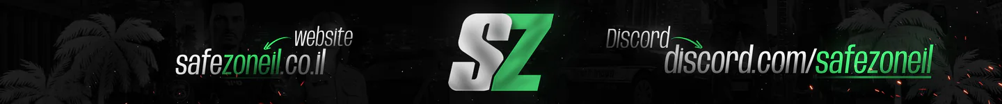 SafeZone IL | FIVEM ISRAELI ROLEPLAY GRAND OPENING 9/9 FiveM server banner
