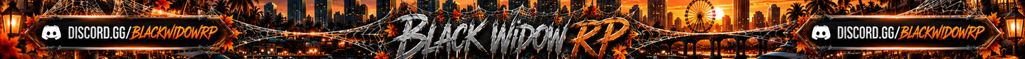 Black Widow RP|Semi-Serious|18+|Free Gangs|Hiring PD| FiveM server banner