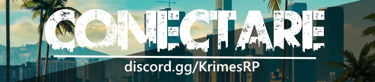 STAFF FREE | KRIMESRP ROMANIA | SISTEME INTEGRATE | discord.gg/zSNbQNmh93 FiveM server banner